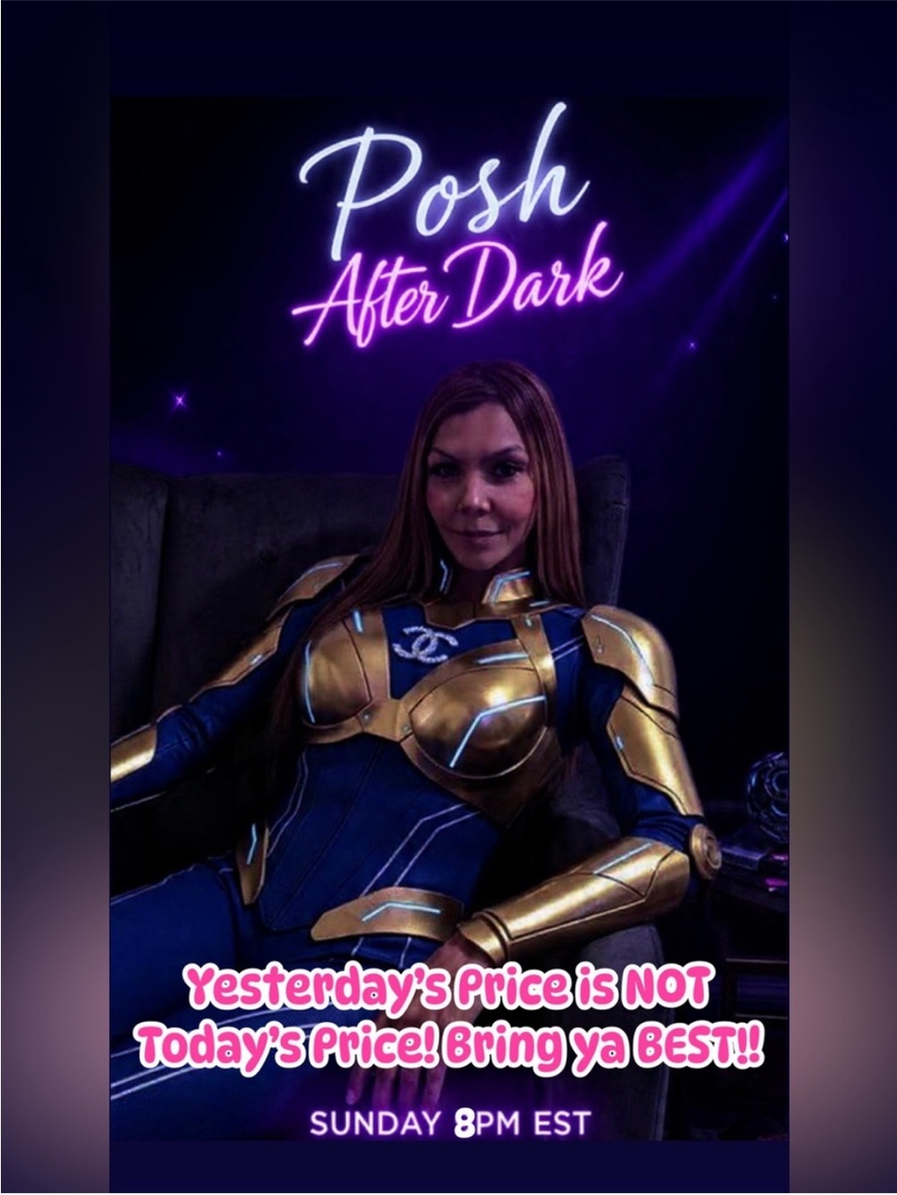 Posh After Dark Sundays at 8PM EST